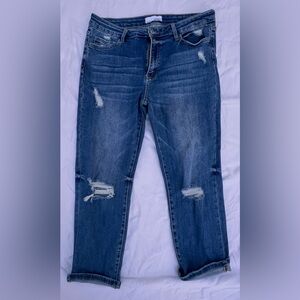 Vervet Distressed Medium Wash Jeans